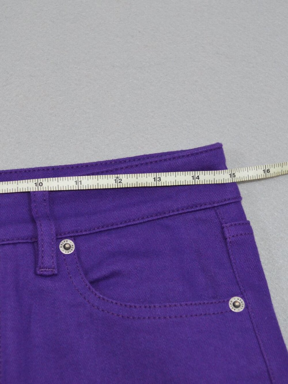 Ralph Lauren Made in Italy Purple Skinny Jeans Size 26 - Picture 9 of 16
